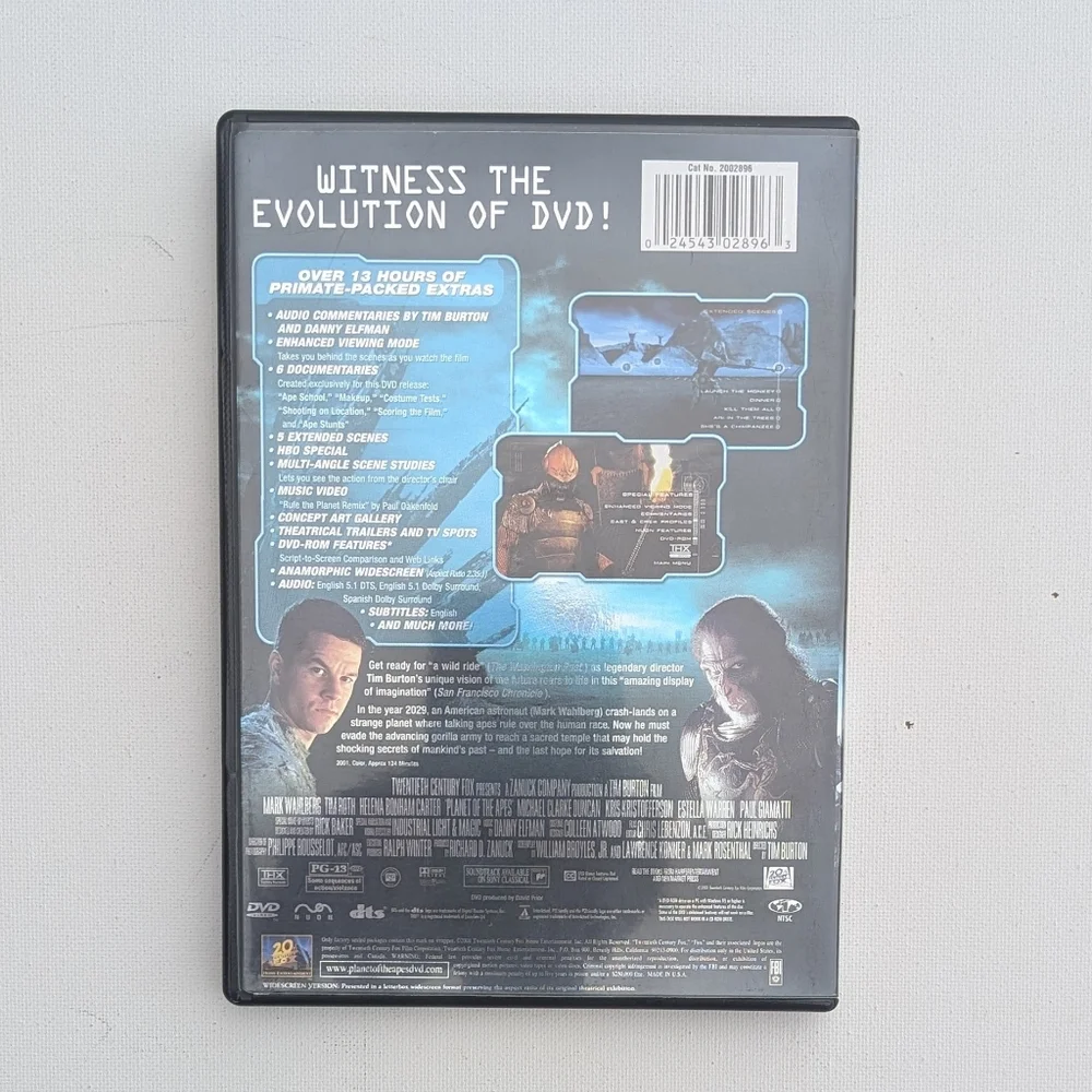 Planet of the Apes (2001) 2-Disc Special Edition DVD